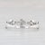 Beverley K 0.47ctw Diamond Ring 14k White Gold Wedding Stackable Band, Size 6.75 For Sale - Image 4 of 8
