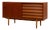 Trio Sideboard in Teak and Oak by by Nils Jonsson for Bra Bohag, Hugo Troeds, Sweden, 1960s For Sale