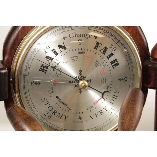 Carrington Nautical Style Barometer For Sale - Image 9 of 13