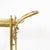 Beige Brass Serving Trolley with Removable Tray, 1950s For Sale - Image 8 of 11