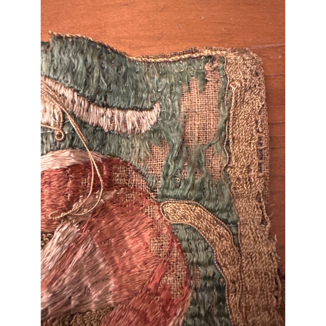 Late 18th Century Early 19th Century Silk Embroidery Fabric For Sale - Image 12 of 18