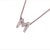 Diamond Letter "M" Pendant Necklace 14k Gold 0.19 TCW Certified For Sale In New York - Image 6 of 12