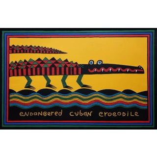 1990s Judy Kensley McKie, Endangered Cuban Crocodile For Sale
