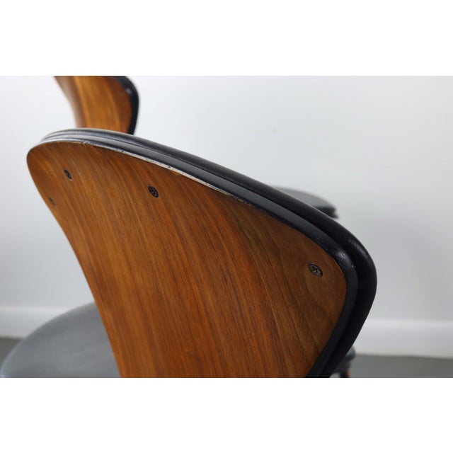 Wood Dining Chairs by Norman Cherner for Plycraft - Set of 4 For Sale - Image 7 of 10