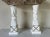 White Hollywood Regency King & Queen Chess Table Lamps - a Pair For Sale - Image 8 of 12