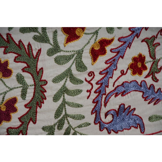 Suzani Tablecloth - Uzbek Runner For Sale - Image 9 of 11