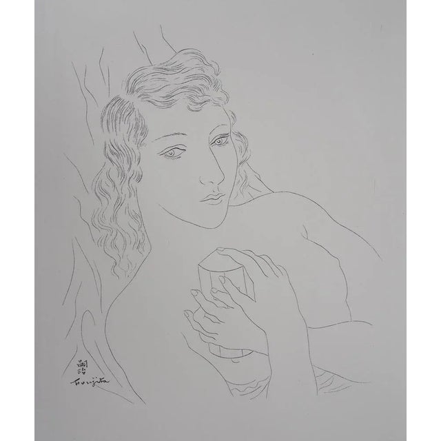 Tsuguharu Foujita, Isabey, mon seul ami, Original Engraving For Sale - Image 7 of 7