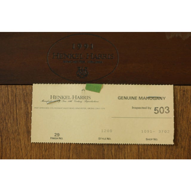 Henkel Harris 6 Door Mahogany Tv Cabinet For Sale - Image 10 of 11