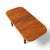 Danish Mid-Century Teak Butterfly-Leaf Dining Table. A vintage Danish-style teak dining table with a clean rounded-...
