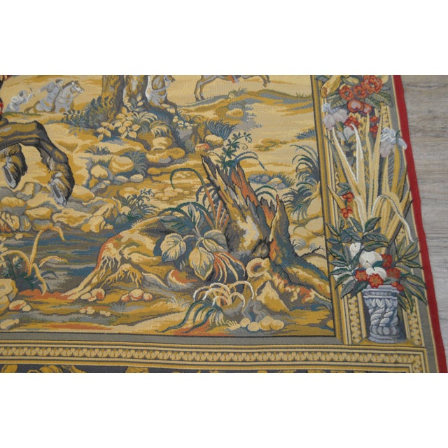 Tapestries Ltd. Large Hand Woven Renaissance Style Wall Hanging 83" X