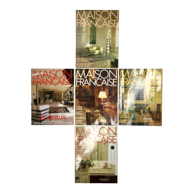 French Interior Decorating Magazines - Set of 5 For Sale