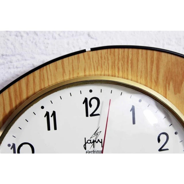 Formica Clock by Japy France, 1970s For Sale - Image 4 of 12