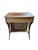 Antique Arts & Crafts Mission Oak Writing Desk & Upholstered Chair Set, Early 20th Century For Sale In Greensboro - Image 6 of 12