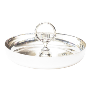 Vintage Hermes Hallmarked Silver Plate Rare Double Post Bridle Bowl,Tray or Barware