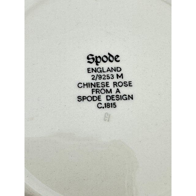 Vintage Spode Chinese Rose Bowl For Sale In New Orleans - Image 6 of 7