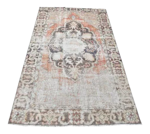 Antique Anatolian Rug - 4′11″ × 8′2″
