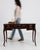 Louis XV Desk with Brass Details on Casters, Rococo Style, France, 19th Century For Sale - Image 4 of 14