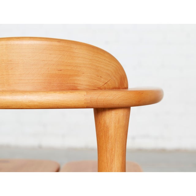 Opus I Armchairs by Erwin Berghammer for Team 7, 1980s, Set of 4 For Sale - Image 9 of 18