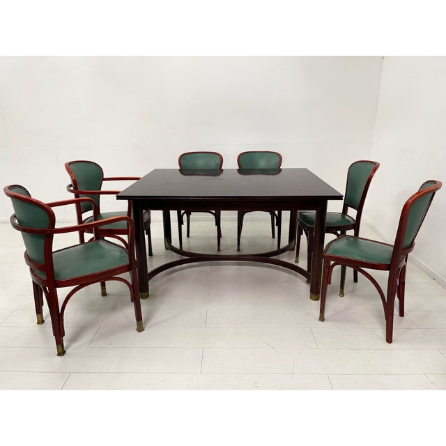 Vienna Secession Model No. 994 Extendable Dining Table by Jacob & Josef Kohn, Vienna, 1910s For Sale - Image 6 of 6