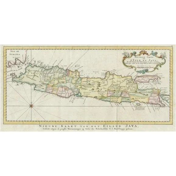 Antique Map of the Island of Java, 1773 For Sale - Image 6 of 6
