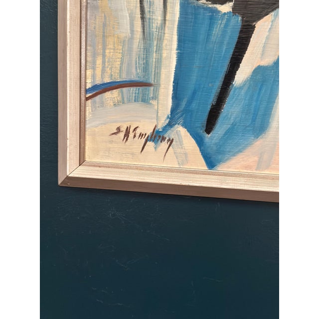 Sven H. Engberg, Abstract Composition, 1950s, Oil on Panel, Framed For Sale - Image 10 of 18