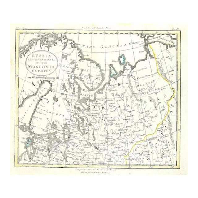 Unknown - Map - Original Etching - Late 19th Century For Sale