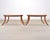 Mid-Century Modern Pair of Robsjohn-Gibbings Style Walnut Klismos Rope Benches For Sale - Image 3 of 18