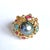 Contemporary Bochic “Orient” Tahiti South Sea & Multi Sapphire Cluster Ring Set 18K & Silver, Size 4 For Sale - Image 3 of 10