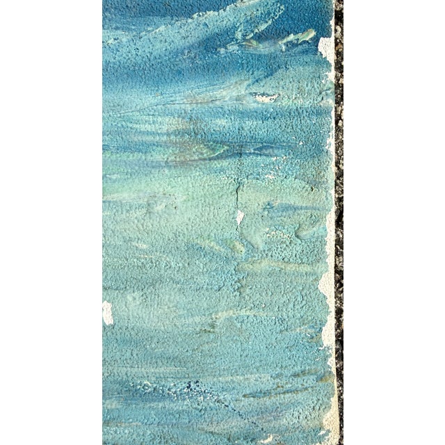 Midcentury Seascape Oil on Canvas For Sale - Image 10 of 10