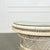 1970's Woven Buri Rattan Hand Painted Circular Side Tables - A Pair For Sale In Tampa - Image 6 of 8