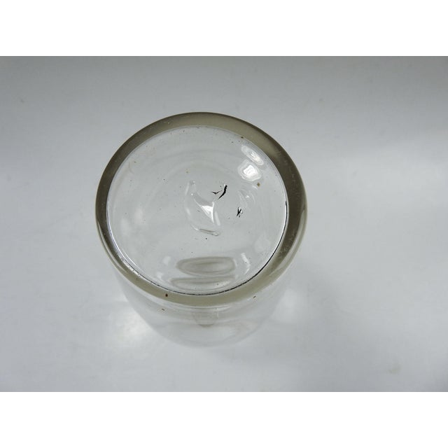 Antique Mold Blown Glass Apothecary Jar For Sale In Seattle - Image 6 of 6