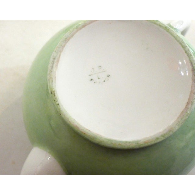 Small Antique Porcelain Teapot by Jean Pouyat, Limoges, France, 1890s For Sale - Image 9 of 13
