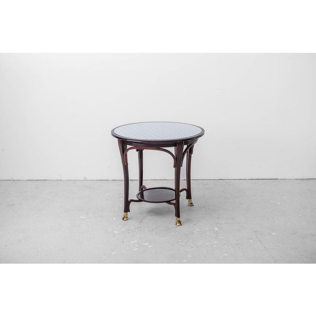 Secessionistic Table by Gustav Siegel for Jacob & Josef Kohn, 1900s For Sale - Image 16 of 18