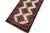 Geometric Persian Tribal Ivory/Red Wool Runner Rug- 2'6'' X 9'9'' For Sale - Image 4 of 10