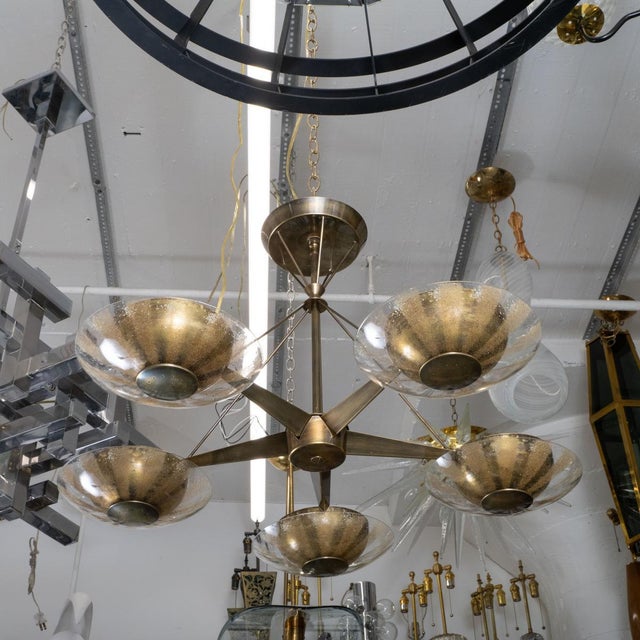 1950s Starburst Chandelier by Gerald Thurston for Lightolier For Sale In New York - Image 6 of 10
