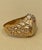 Gold and Ruby 14 Karat Yellow Gold Ring Vintage Unisex, Size 9.5 For Sale In New York - Image 6 of 8