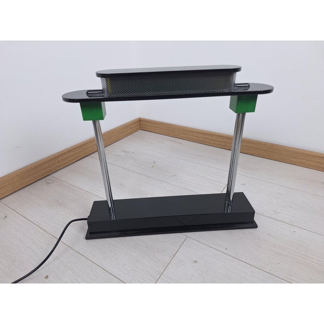 Vintage Pausania Model Table Lamp by Ettore Sottsass for Artemide, 1980s For Sale - Image 9 of 11