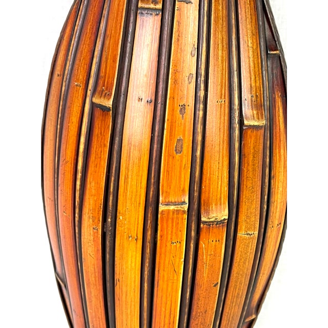 Handcrafted African Wood Vase Chairish