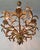 Mid-Century Italian Tole Chandelier, 1950s For Sale - Image 15 of 16