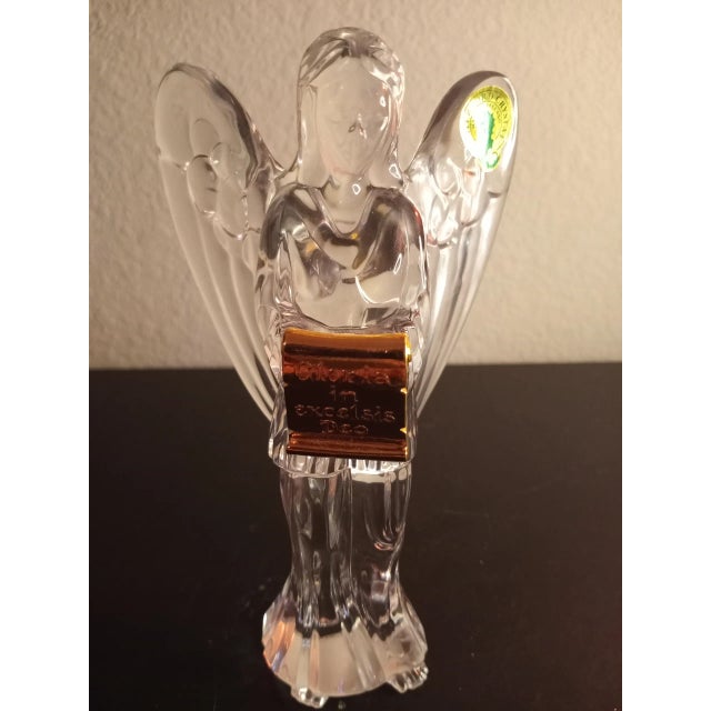 Waterford Crystal Angel "Gloria in Excelsis Deo" Figurine For Sale - Image 4 of 8