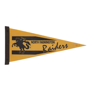 North Farmington Raiders Felt Flag Pennant