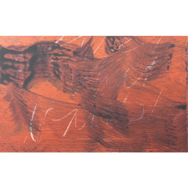 Red Stephen Ellis Abstract Acrylics on Panel, 2 For Sale - Image 8 of 13