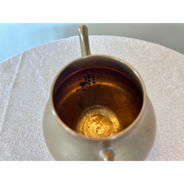 Mid 20th Century Mid 20th Century Small Brass Pot For Sale - Image 5 of 6