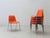 Orange Stacking Chairs Europa by Helmut Starke for Embru, 1970s For Sale - Image 15 of 15