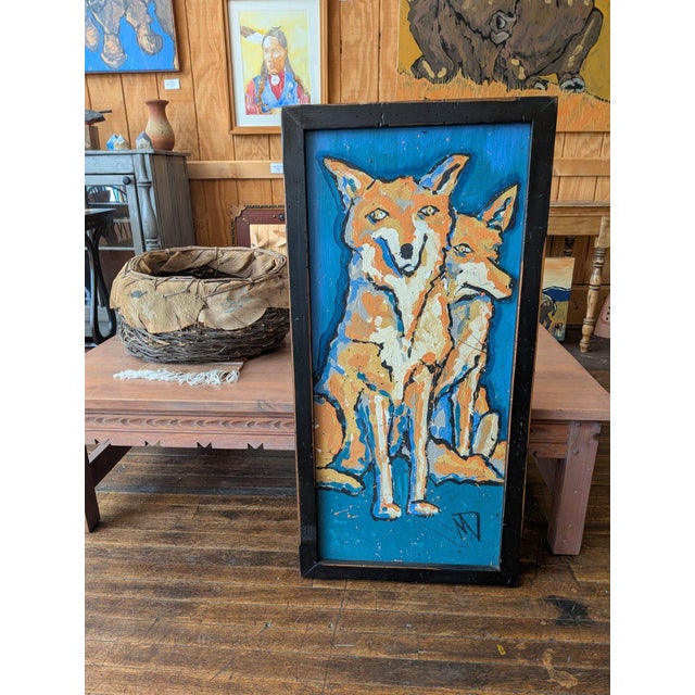 "Evening Pair" is a new, original painting by Mikel Davison. Mikel specializes in upcycled art and furniture pieces. His...
