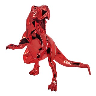 Red Resin T Rex from Richard Orlinski For Sale