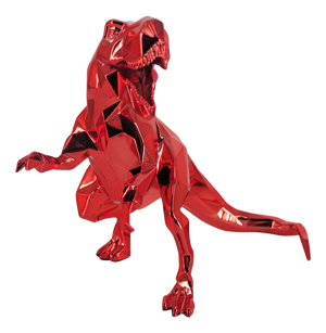 Red Resin T Rex from Richard Orlinski