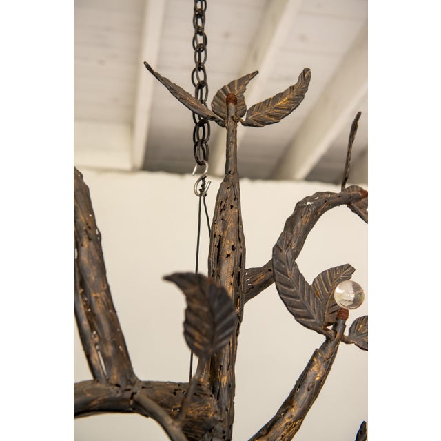 Contemporary Large Welded Metal Tree Sculpture by Belgian Sculptor Omer de Ridder 1985 For Sale - Image 3 of 13