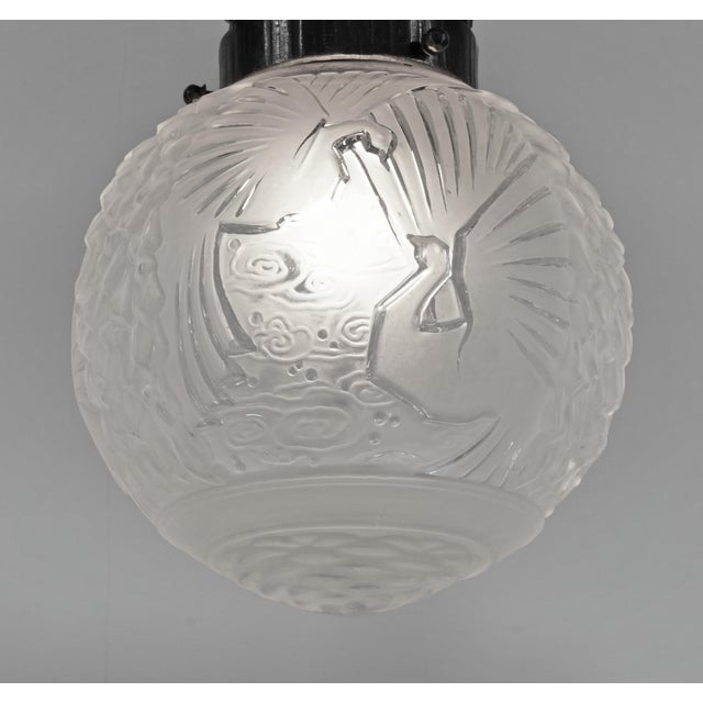French Art Deco Pendant by M. Vasseur & Muller Freres 1920s France For Sale - Image 6 of 13