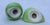 Late 20th Century Citrus Chic Trompe-l'Oeil Ceramic Sliced Lime Salt and Pepper Shakers - A Pair For Sale - Image 5 of 10